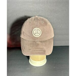 Life Is Good Brown Distressed Baseball Hat Adjustable Strap Cotton Cap